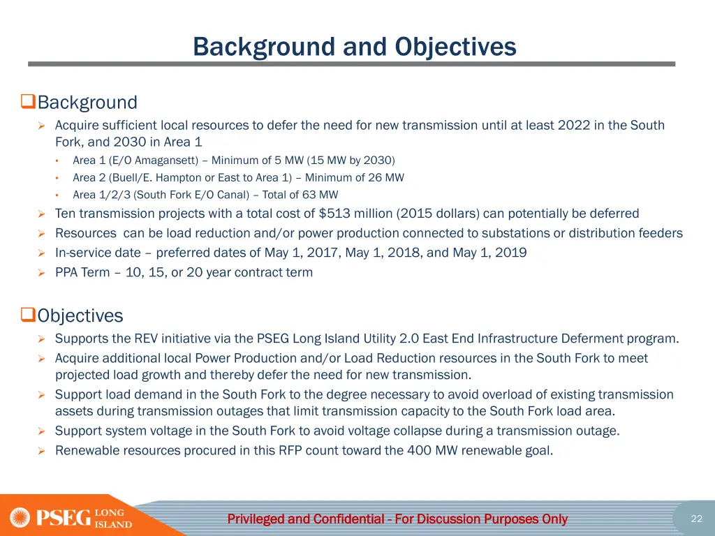 background and objectives