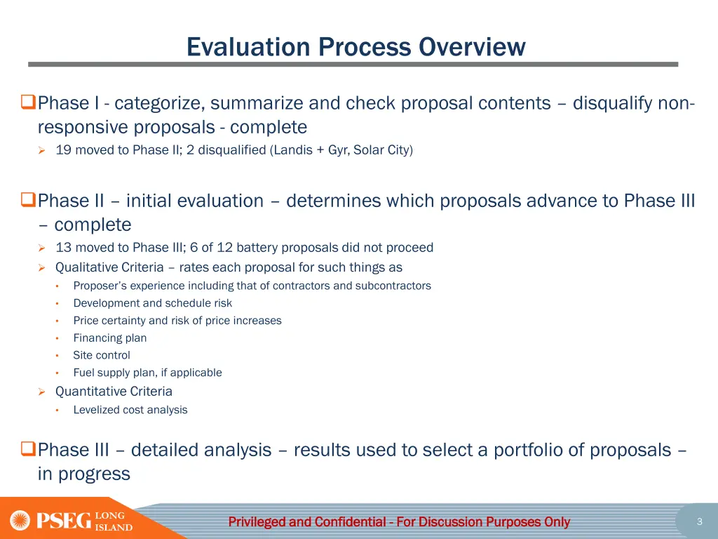 evaluation process overview