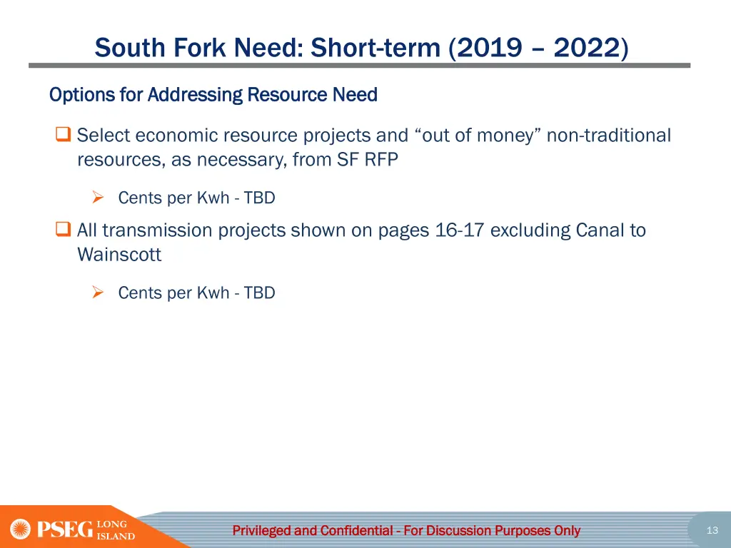 south fork need short term 2019 2022