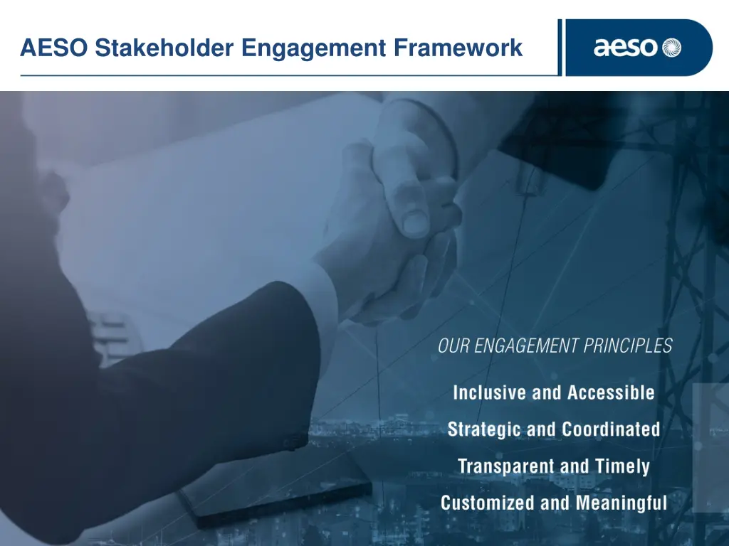 aeso stakeholder engagement framework