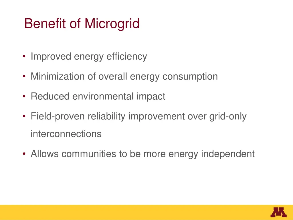 benefit of microgrid