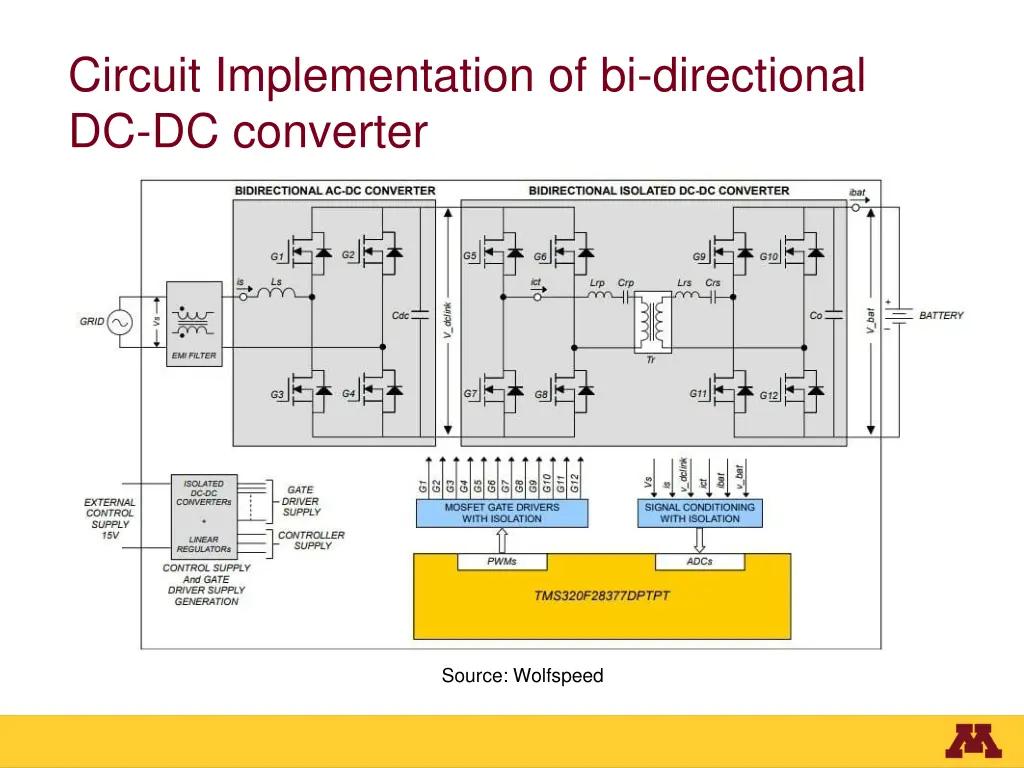 circuit implementation of bi directional