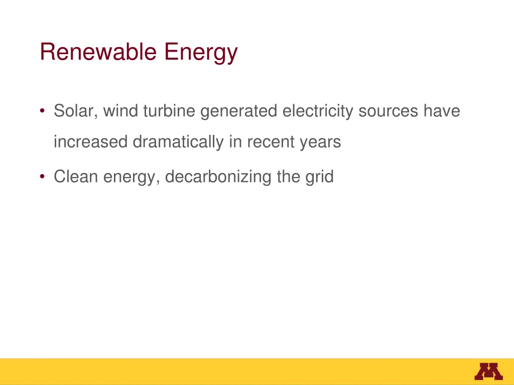 renewable energy