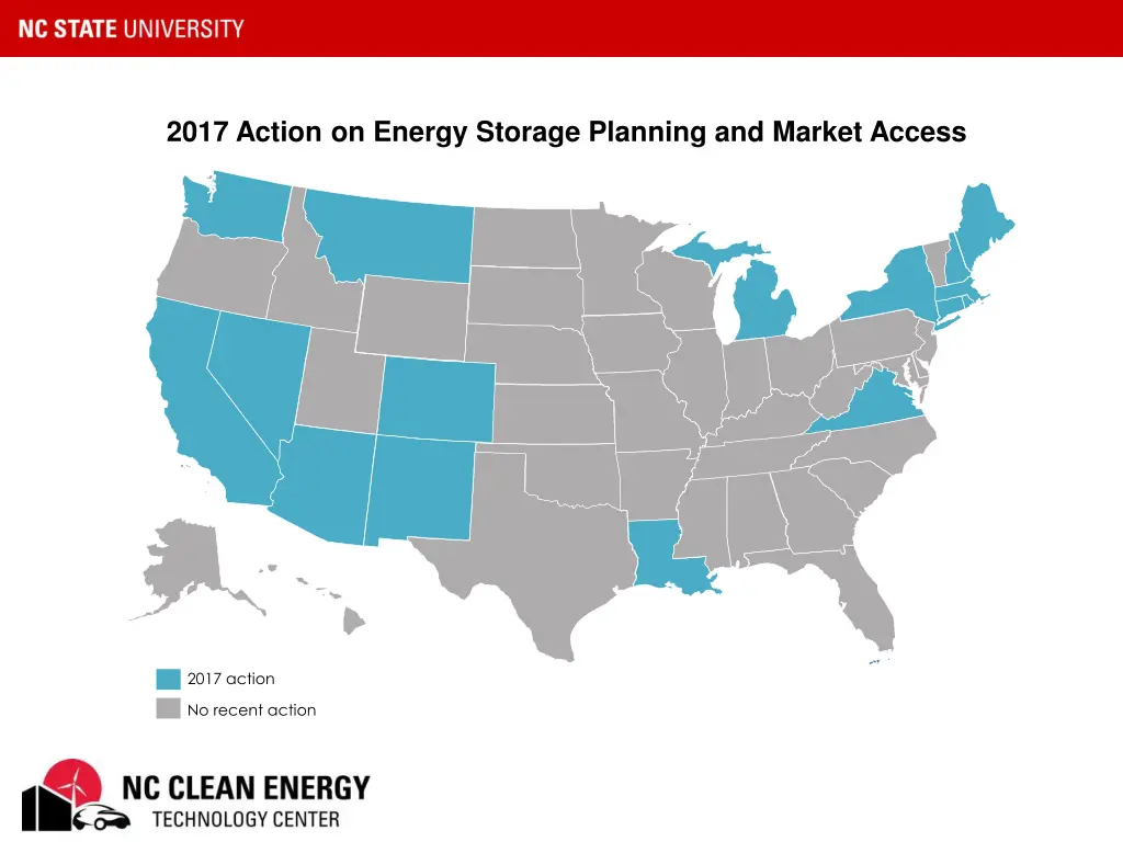 2017 action on energy storage planning and market