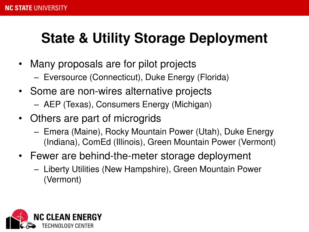 state utility storage deployment