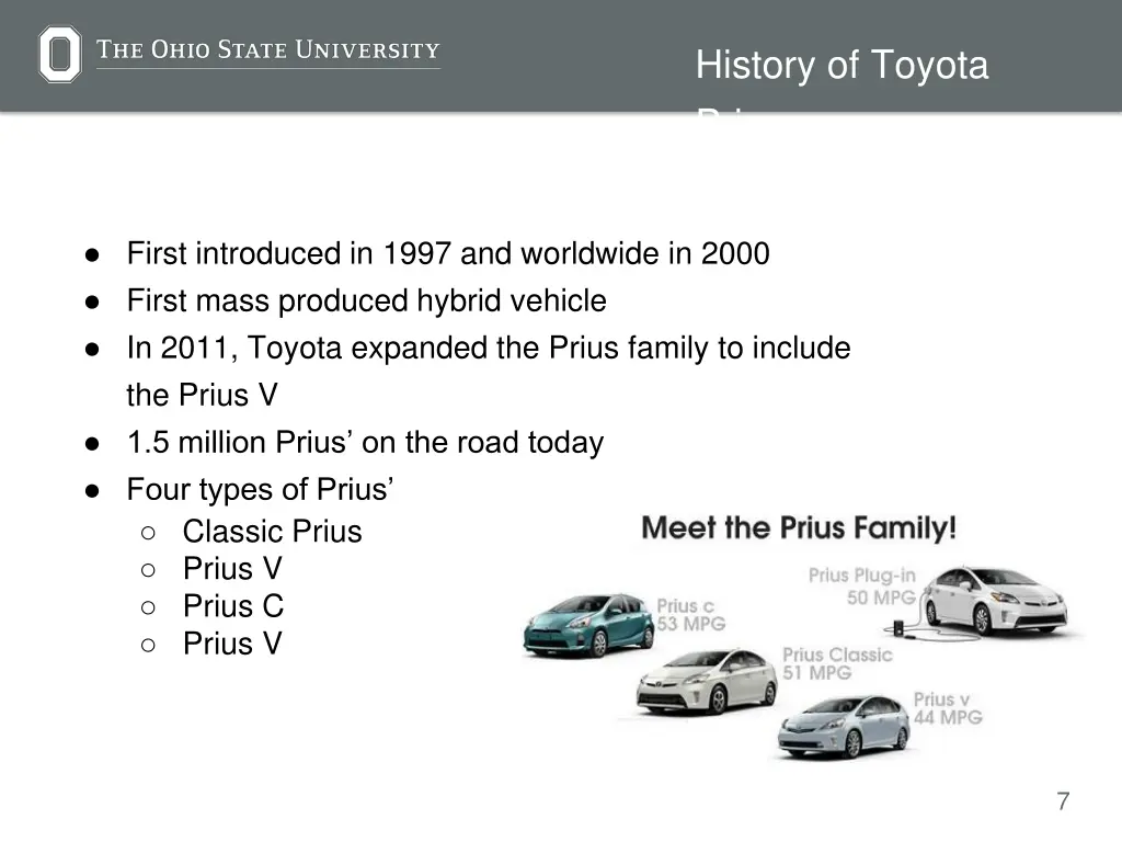 history of toyota prius