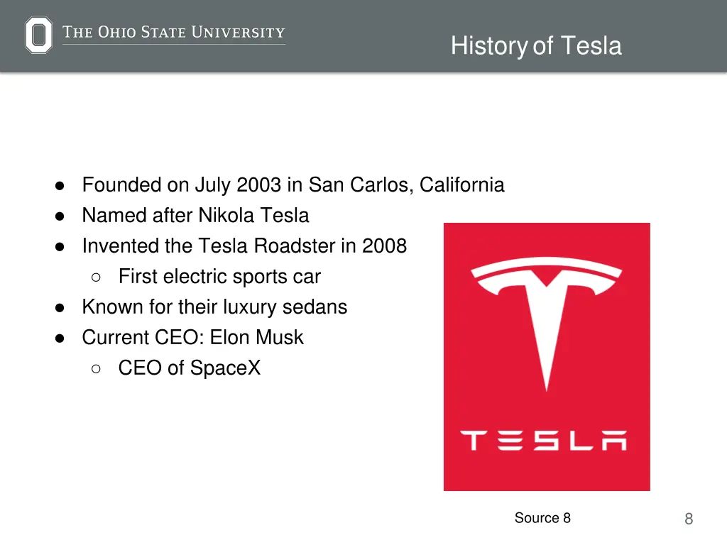 historyof tesla