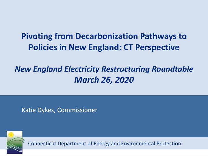 pivoting from decarbonization pathways
