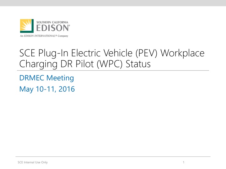 sce plug in electric vehicle pev workplace