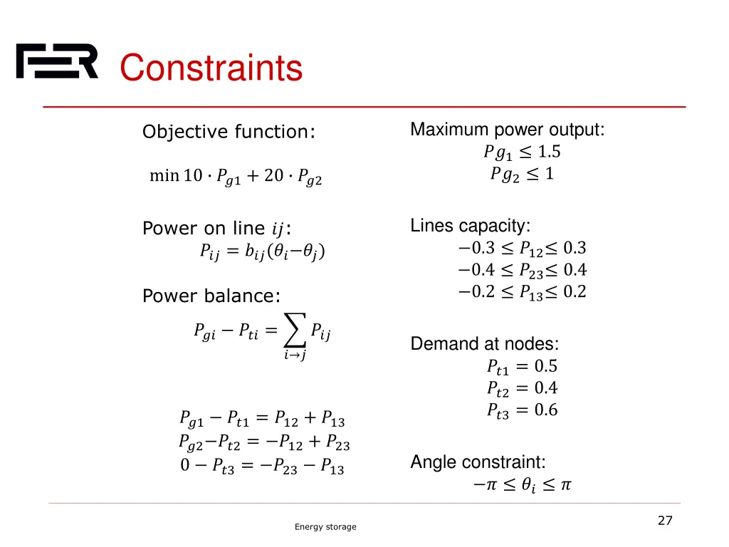 constraints