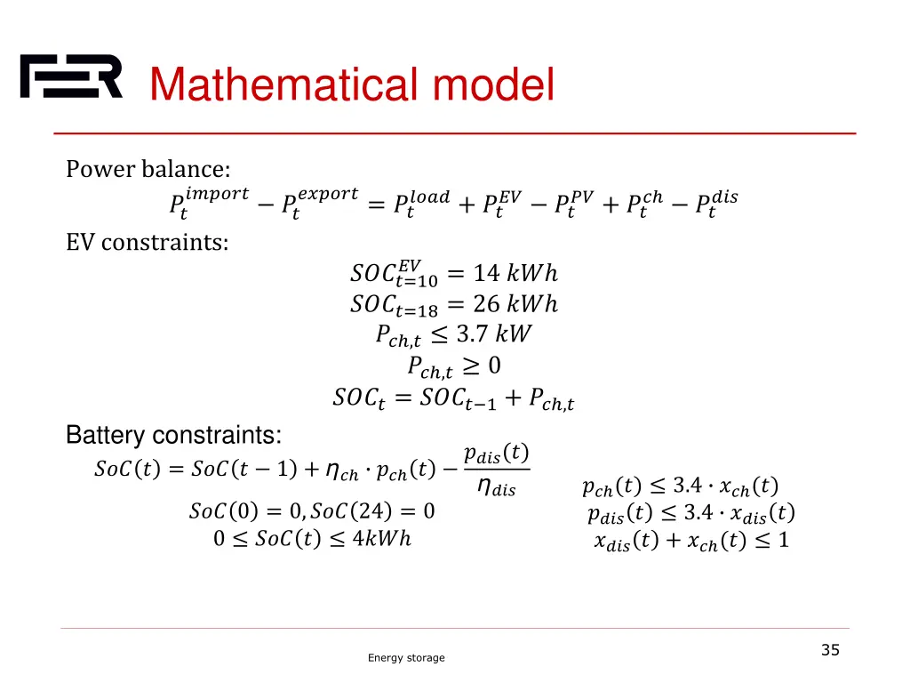 mathematical model