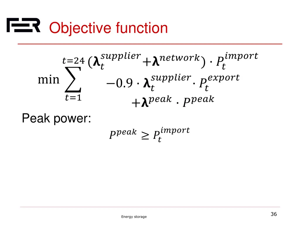 objective function 1