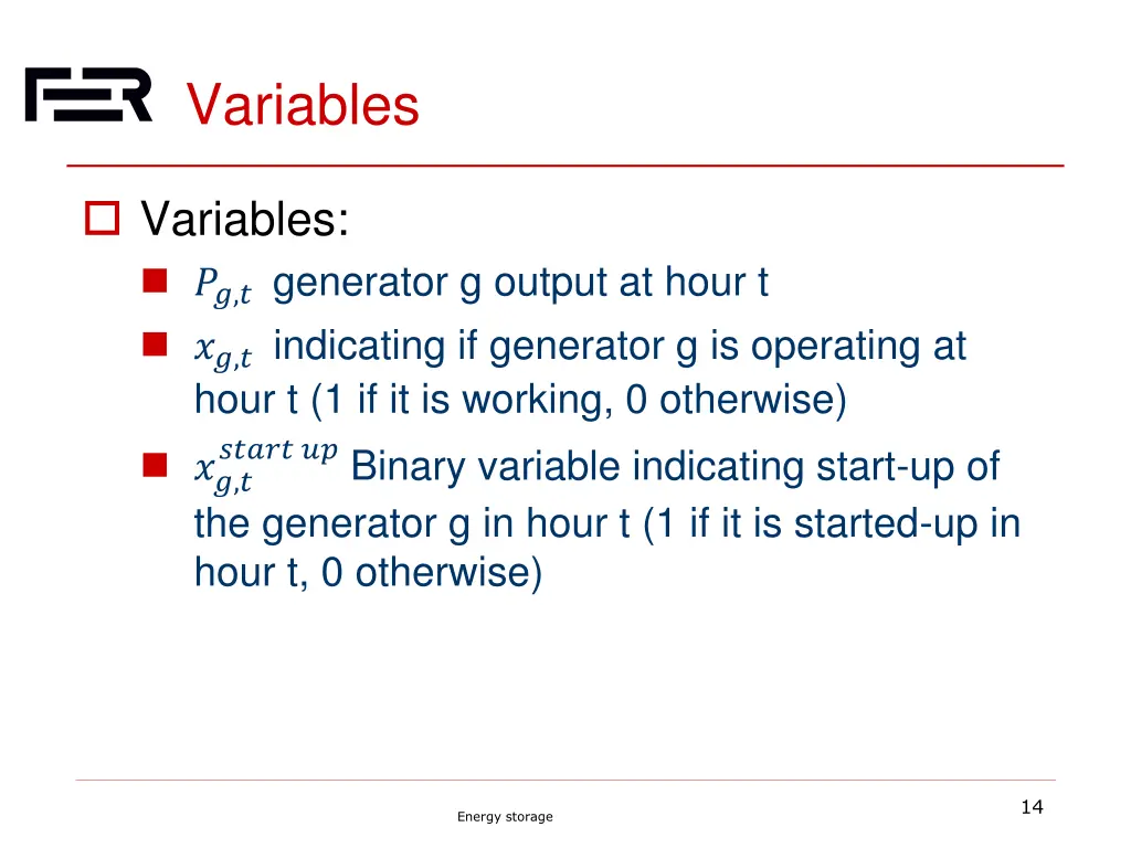 variables