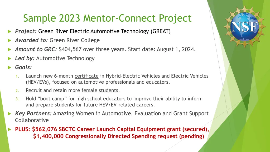 sample 2023 mentor connect project