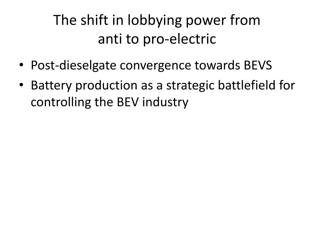 the shift in lobbying power from anti