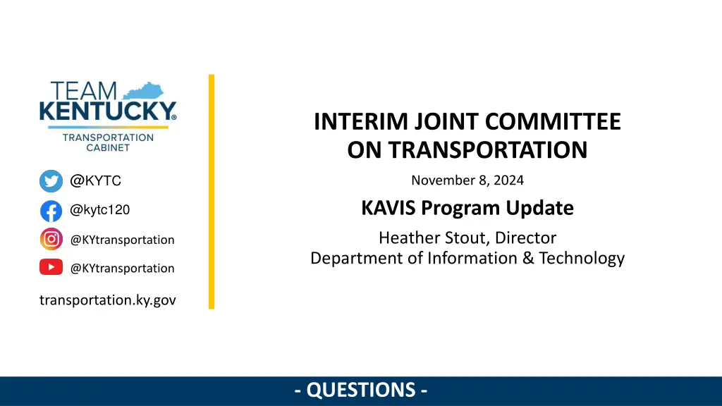 interim joint committee on transportation 1
