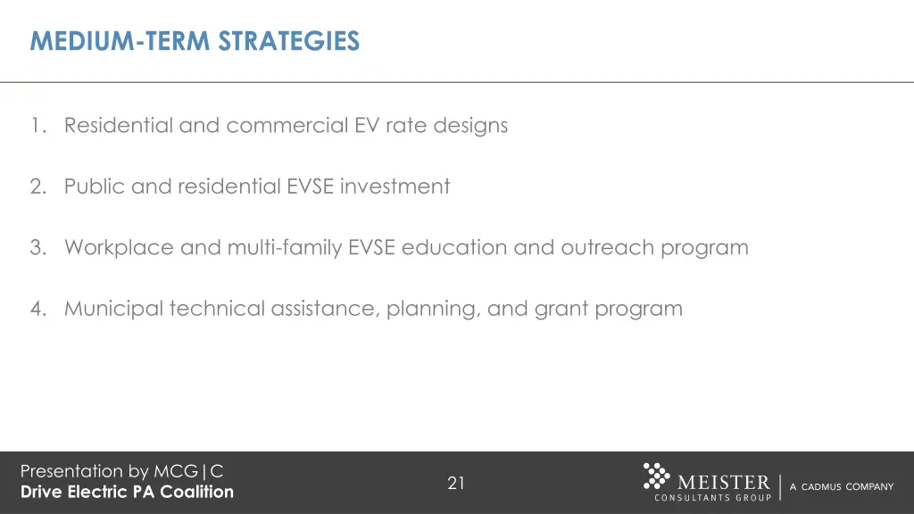 medium term strategies