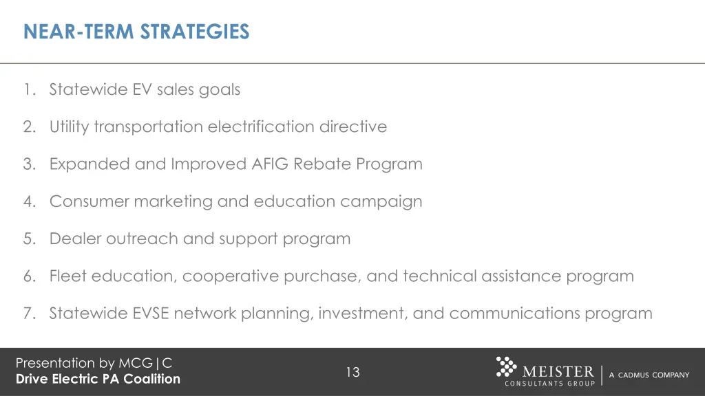near term strategies