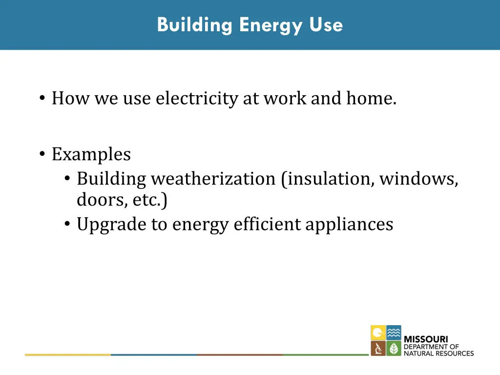 building energy use