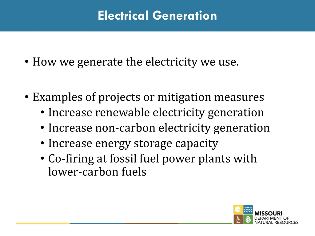 electrical generation