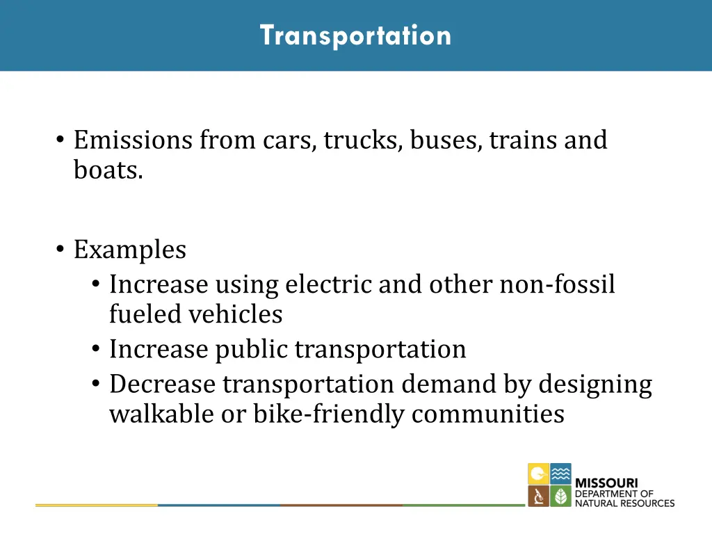 transportation