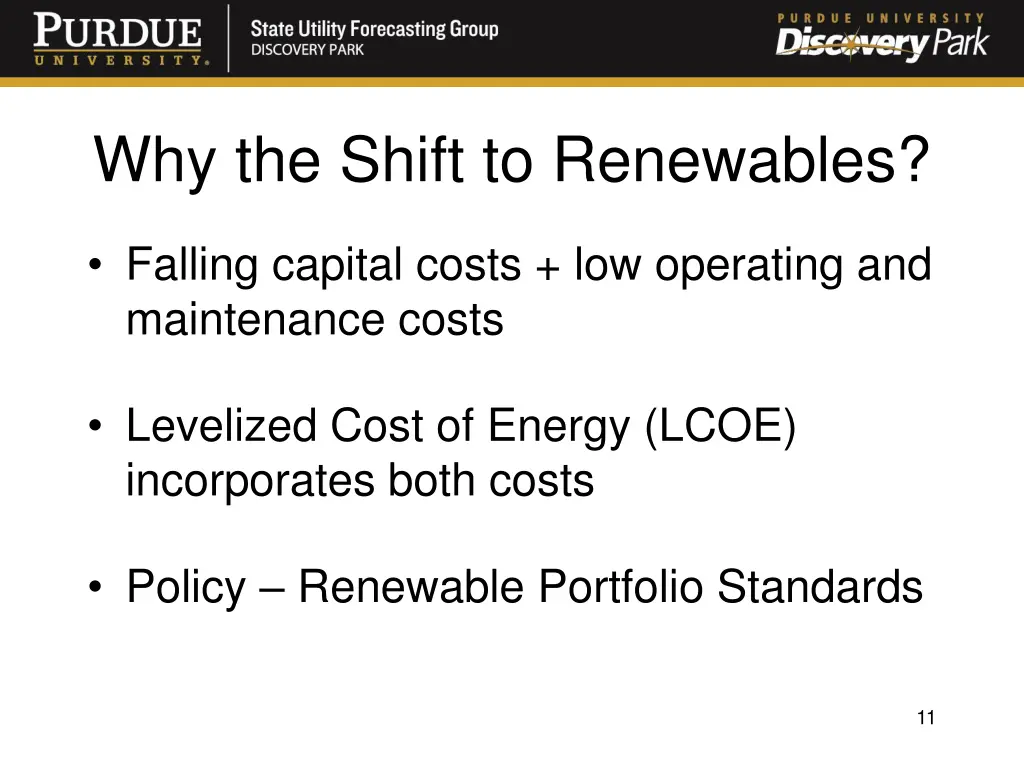 why the shift to renewables
