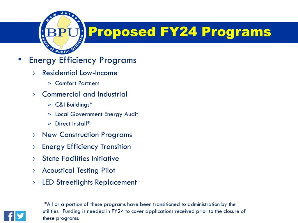 proposed fy24 programs