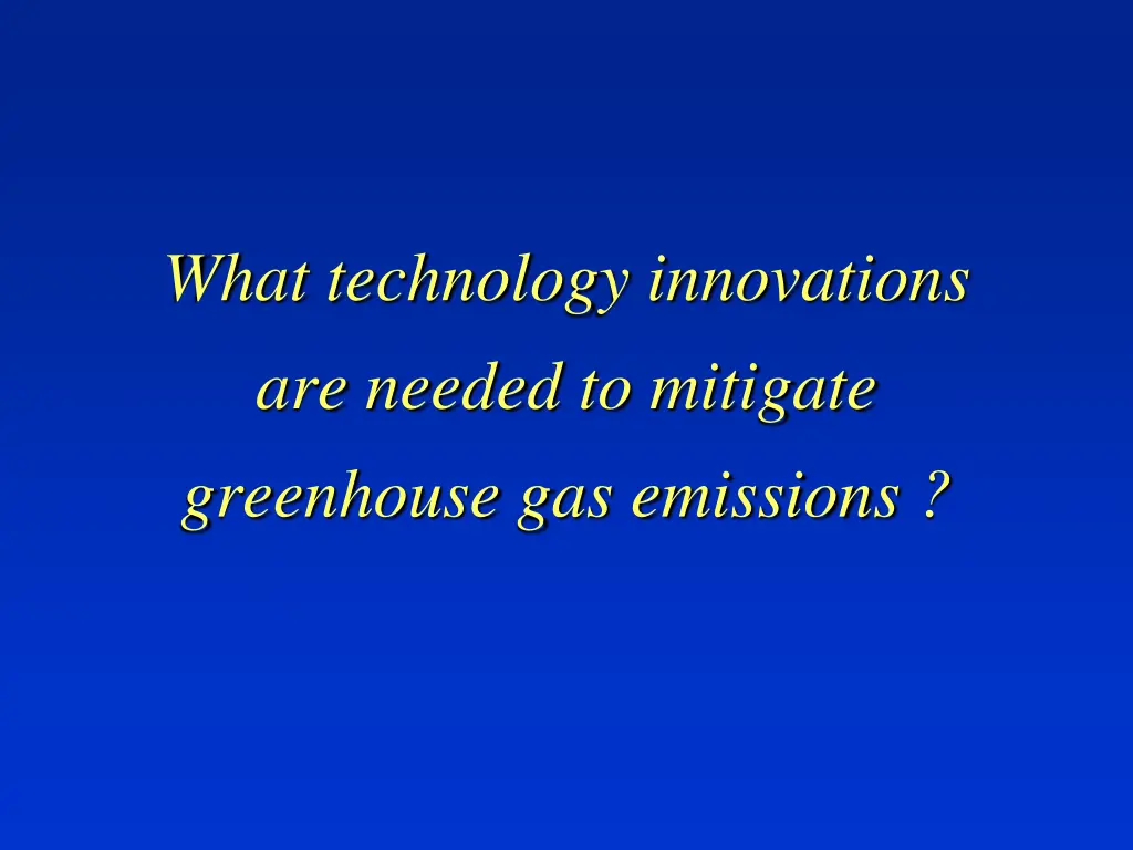 what technology innovations are needed