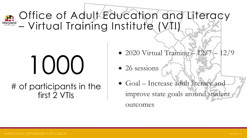 office of adult education and literacy virtual