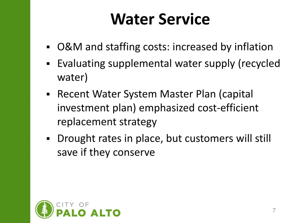 water service
