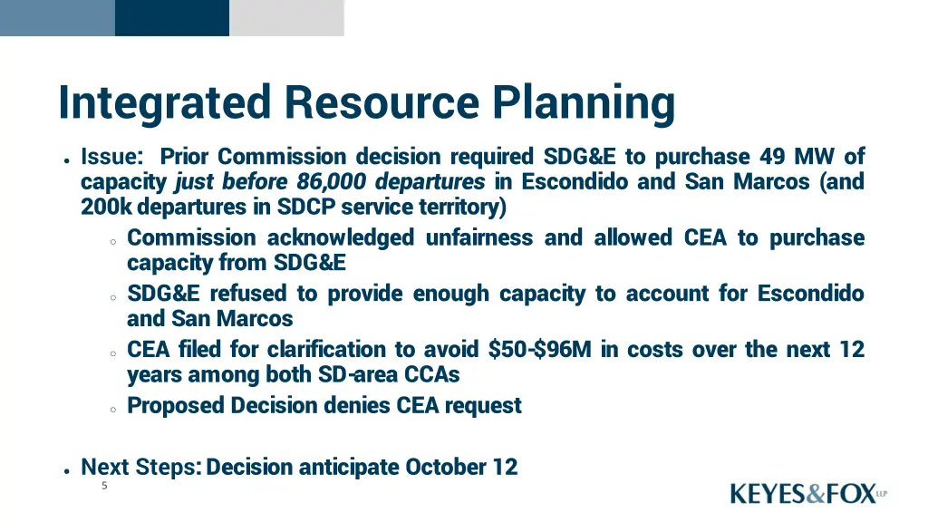 integrated resource planning