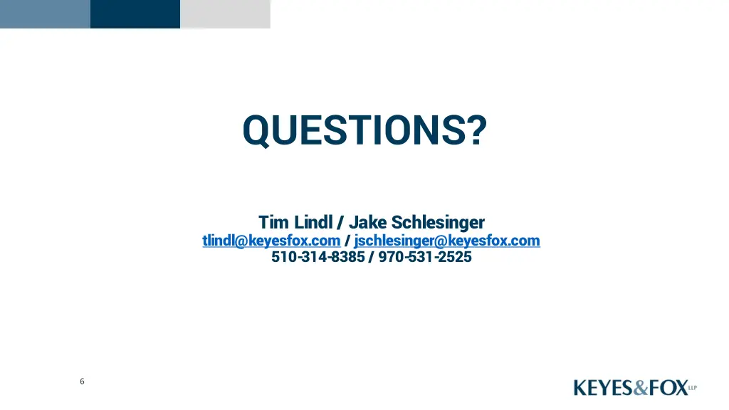 questions