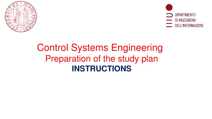 control systems engineering preparation