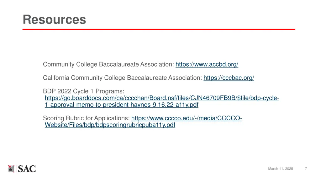 resources