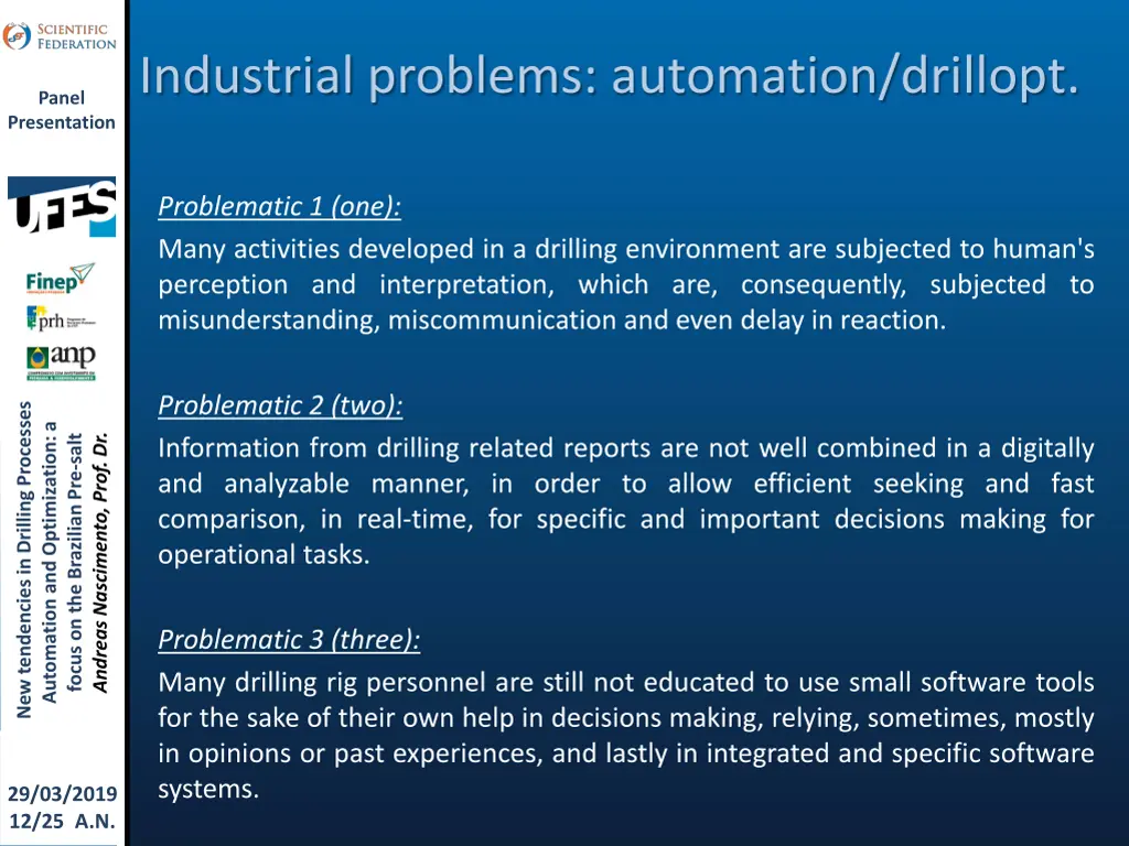 industrial problems automation drillopt
