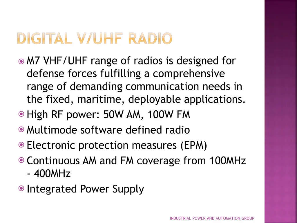 digital v uhf radio