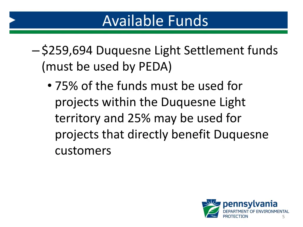 available funds 1