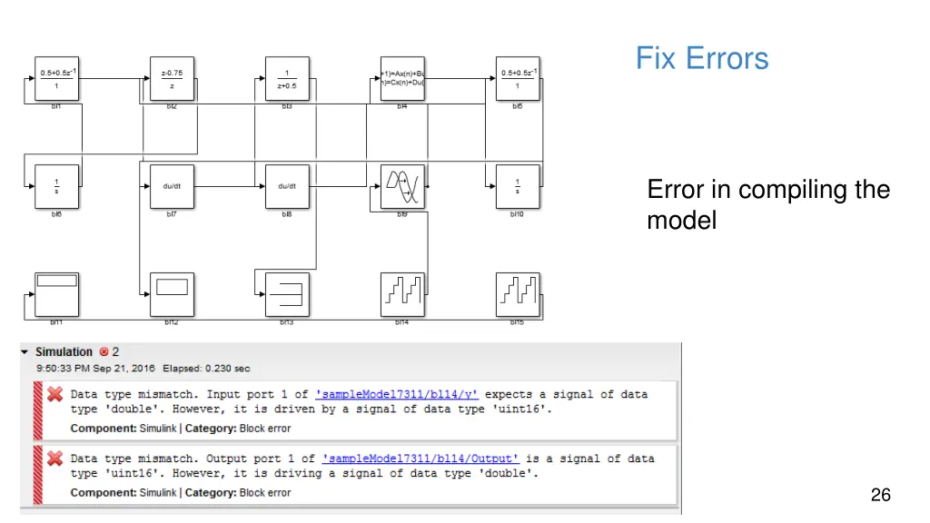 fix errors