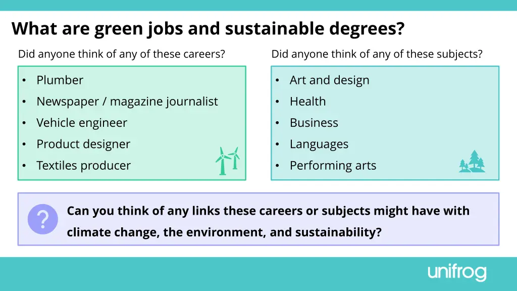 what are green jobs and sustainable degrees 3