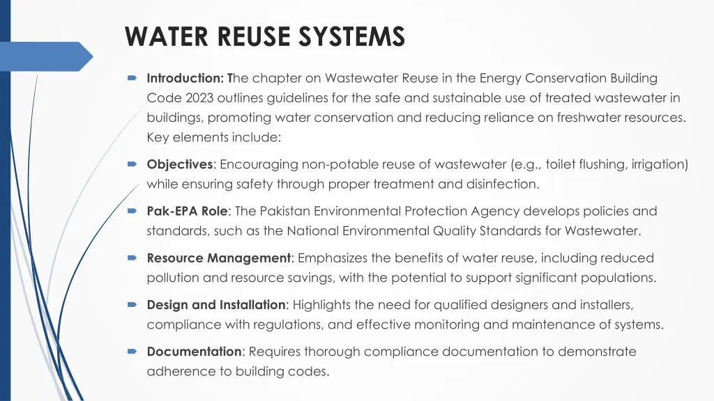 water reuse systems