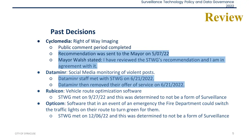 surveillance technology policy and data governance 4