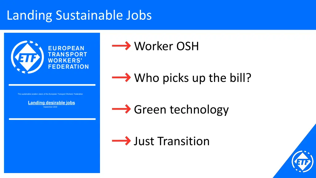 landing sustainable jobs