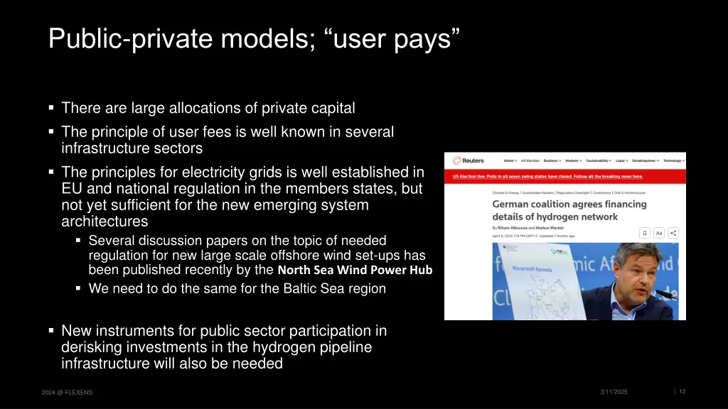 public private models user pays