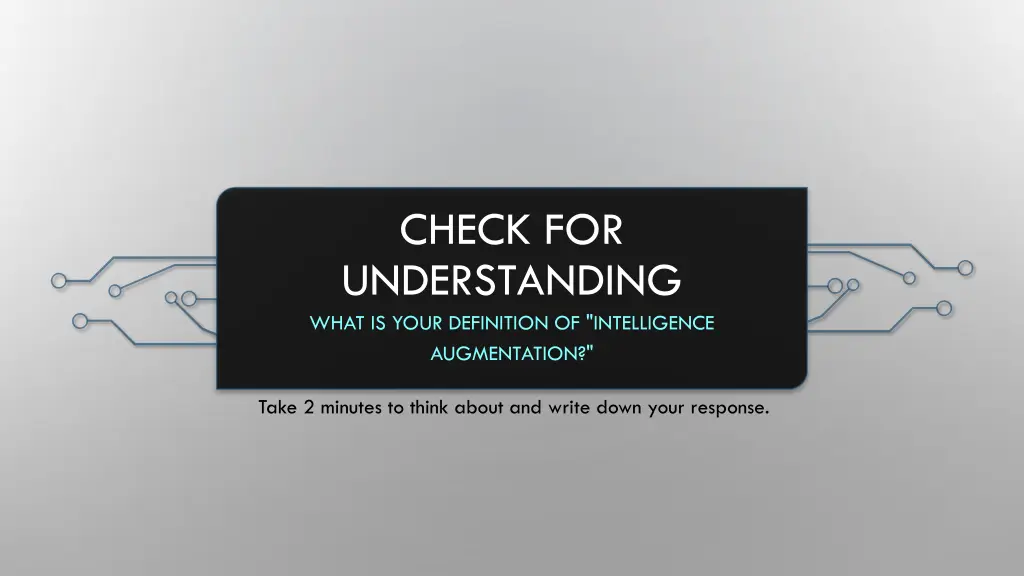 check for understanding what is your definition