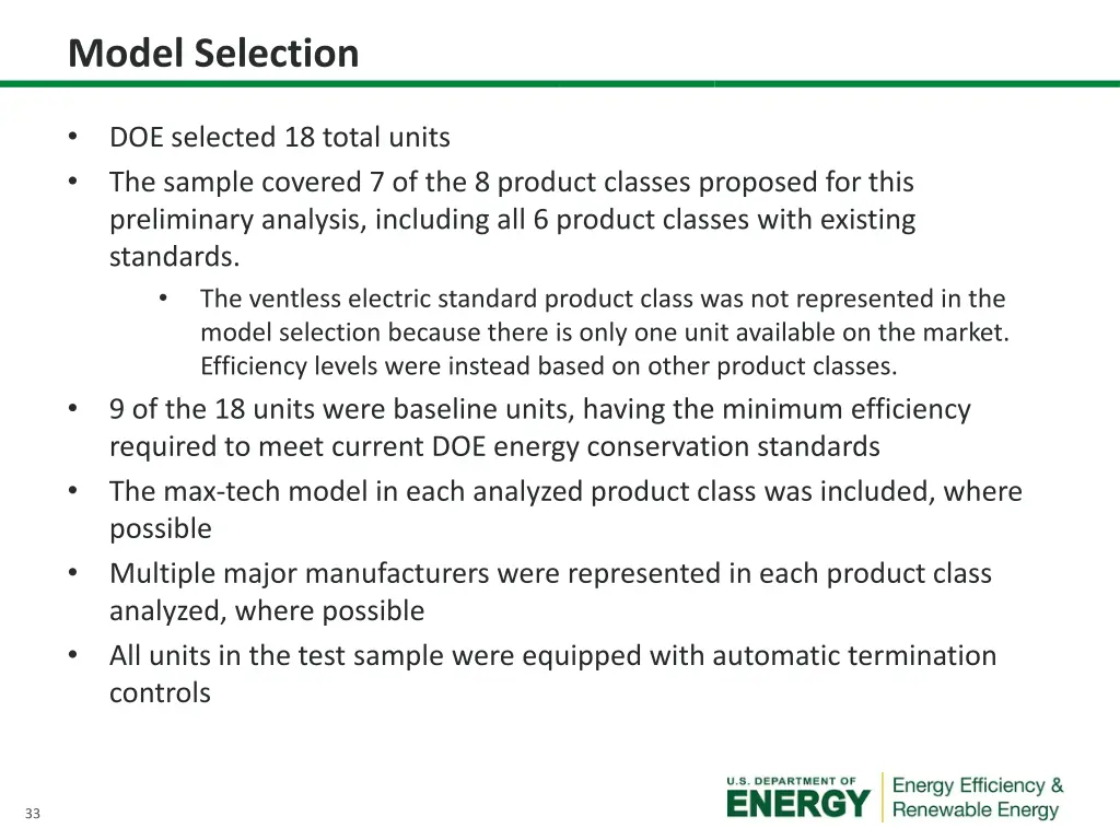 model selection