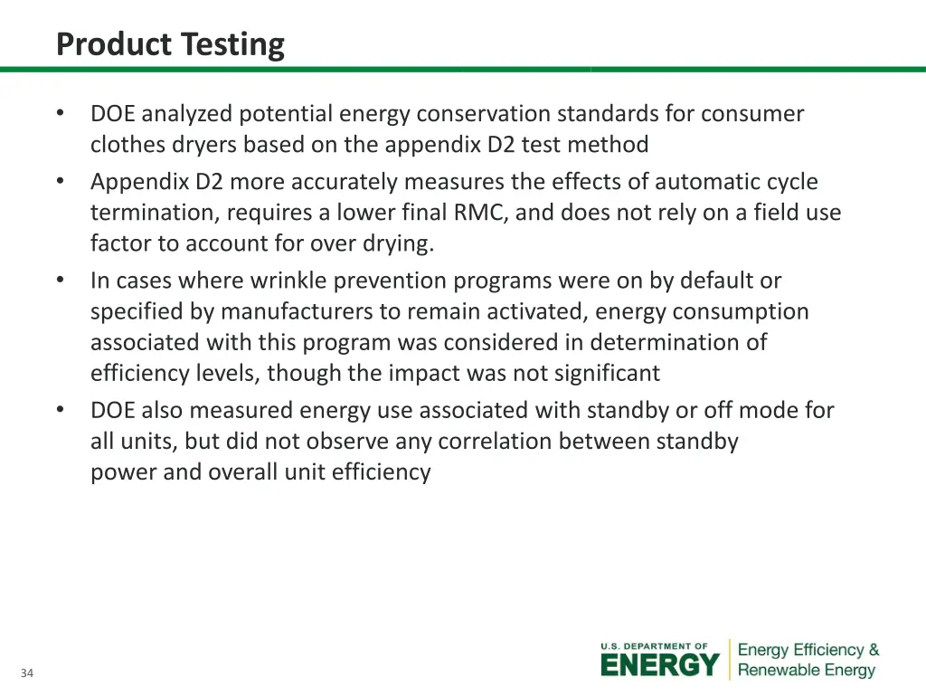 product testing