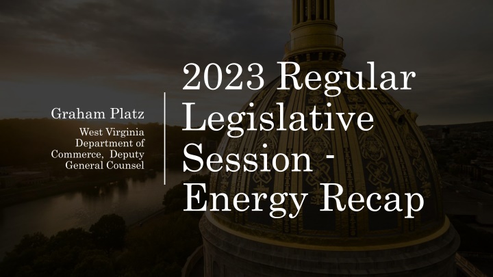 2023 regular legislative session energy recap