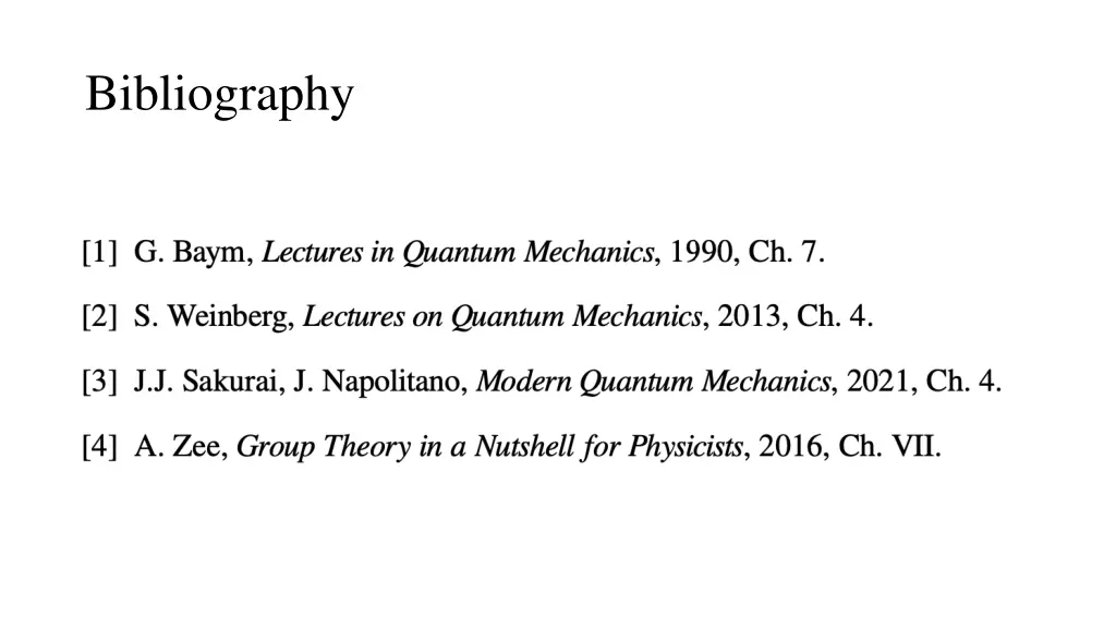 bibliography