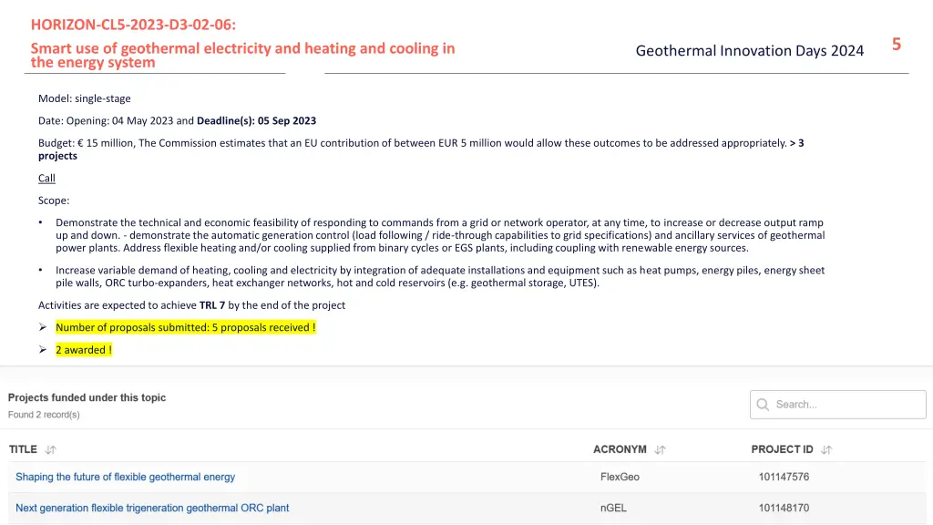 horizon cl5 2023 d3 02 06 smart use of geothermal