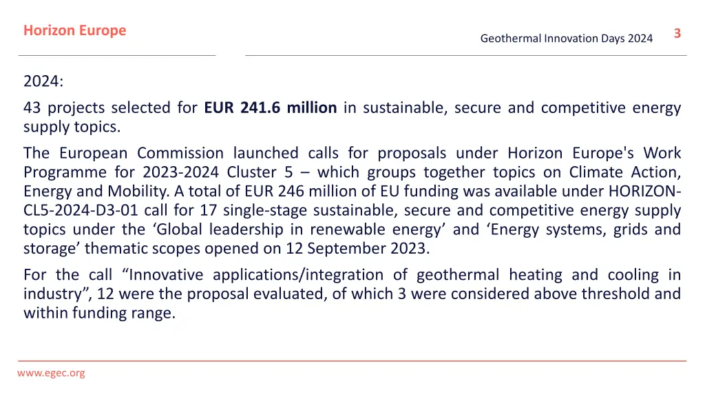 horizon europe